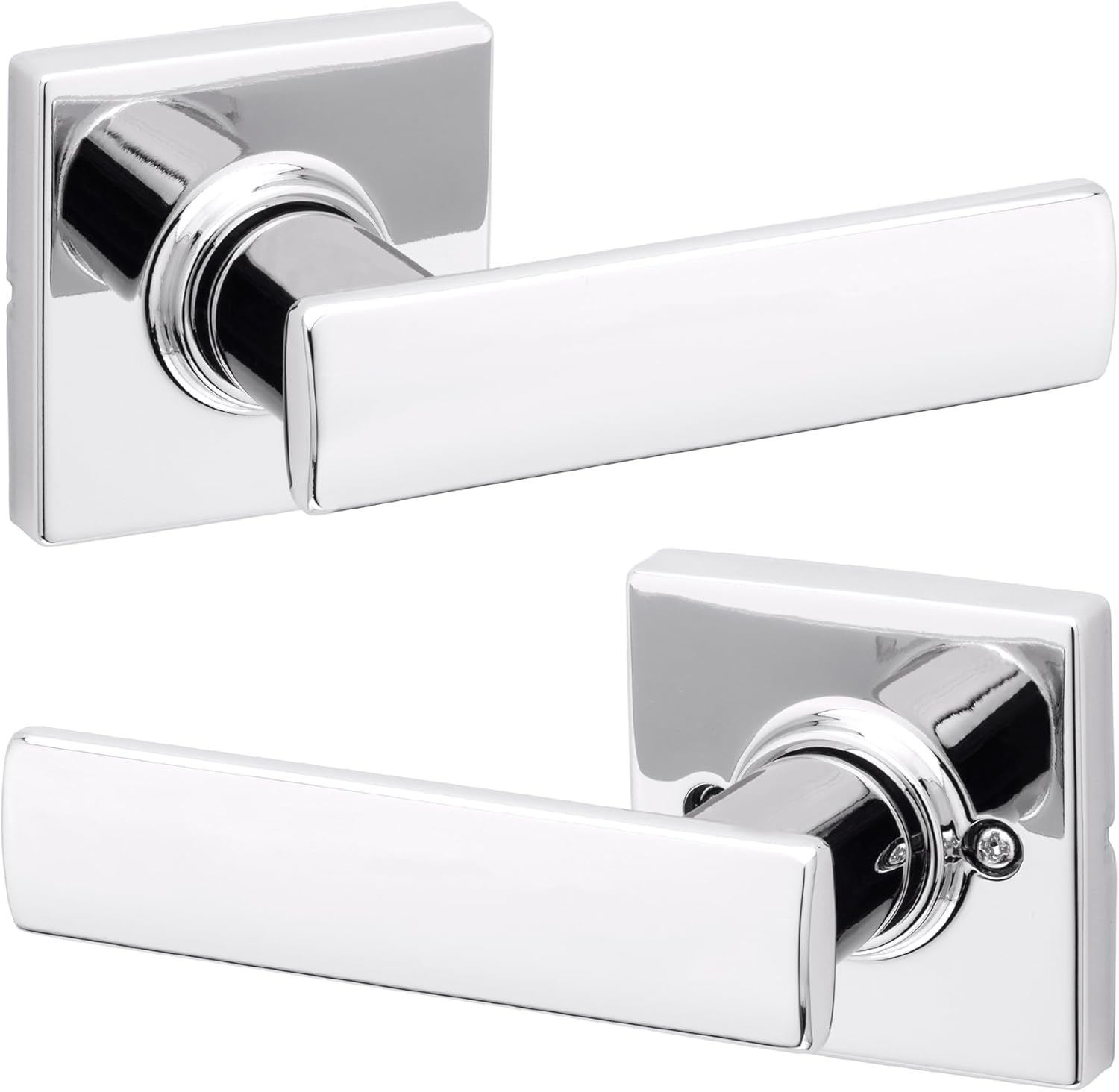 Kwikset Breton Interior Passage Door Handle for Closets and Hallways