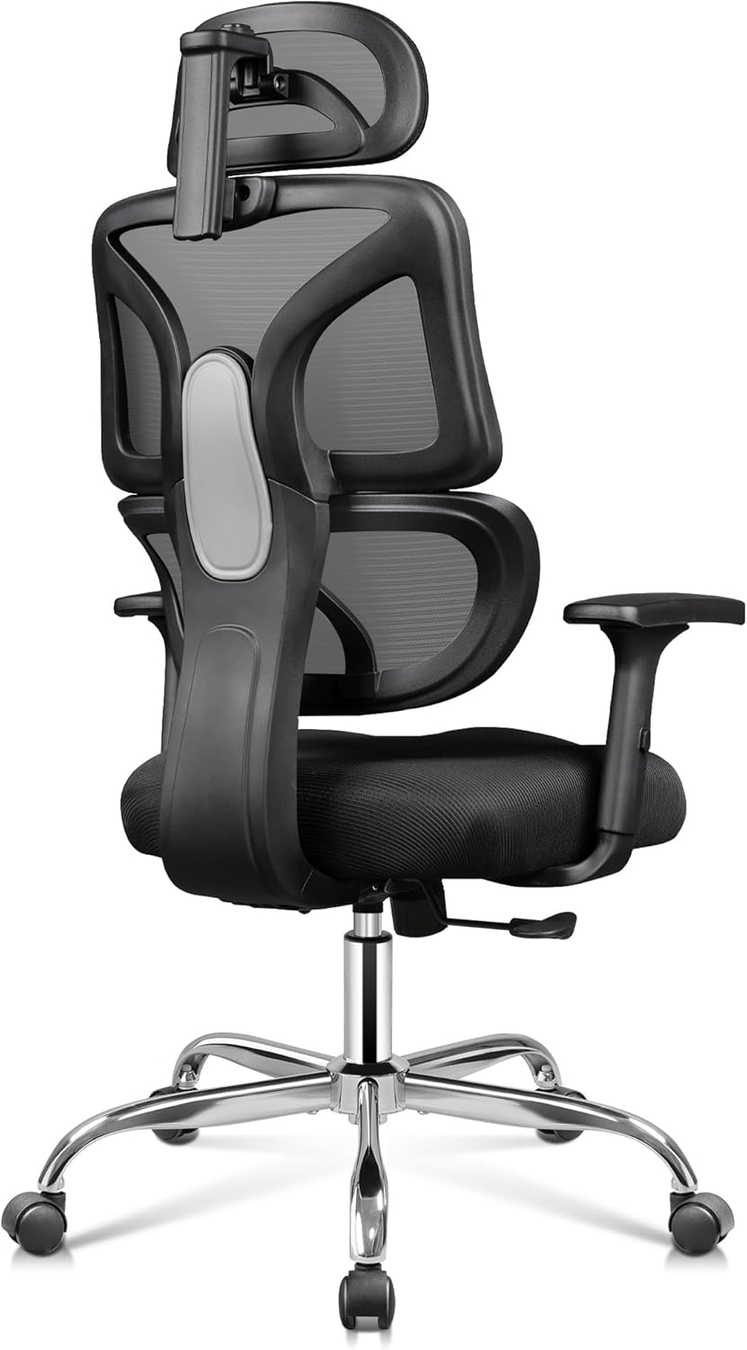 DEVAISE Big and Tall Ergonomic Office Chair for Long Hours