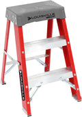 Louisville Ladder 2-Foot Fiberglass Step Stool Industrial - Stable 300