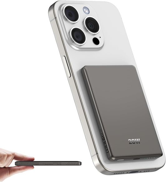 Dbasne 5,000mAh Mag-Safe Portable Charger
