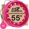 FIT ON FORM Infinity Weighted Hula Hoop for Adults - Effective Fat