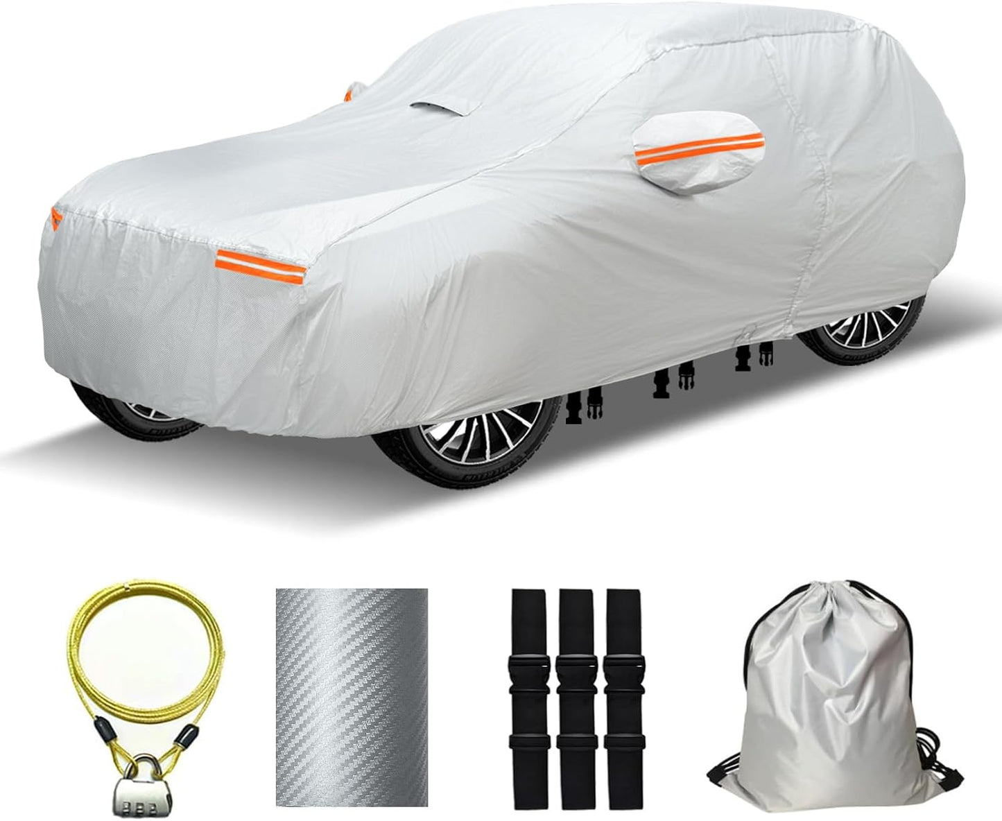 30 Layers SUV Car Cover for All Weather Protection and Durability