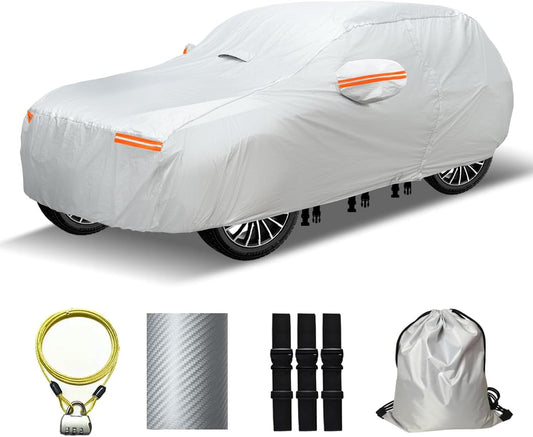 30 Layers SUV Car Cover for All Weather Protection and Durability