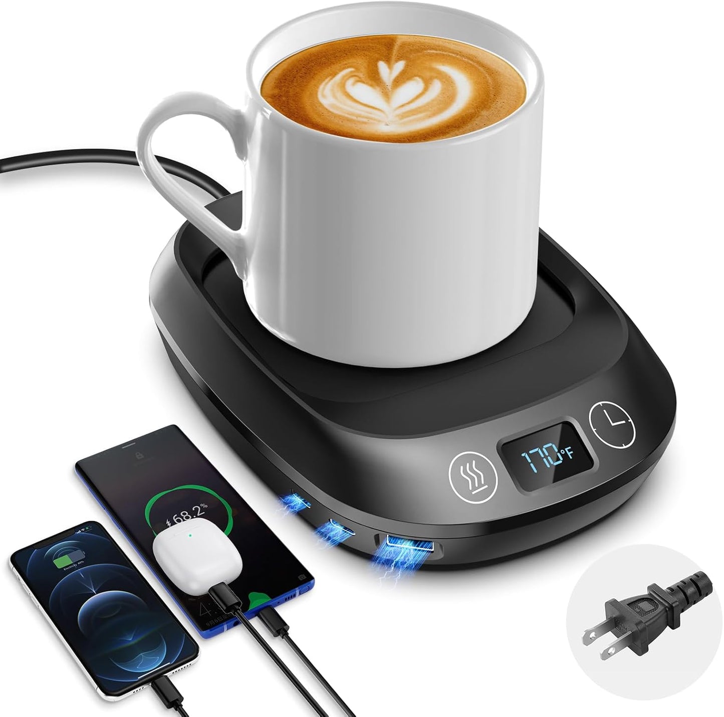 Fozanski Coffee Warmer - 3 Ports, 3 Settings
