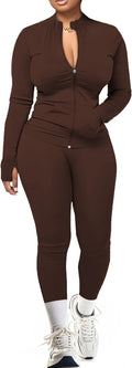 UOUA Two Piece Outfits Women Tracksuit Set - Slim Fit Comfort