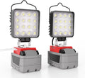 2 Pack LED Work Light for Milwaukee M18 18V Battery - 10000LM Bright