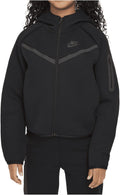 Nike Sportswear Tech Fleece Girls Full-Zip Hoodie - Lightweight Warmth