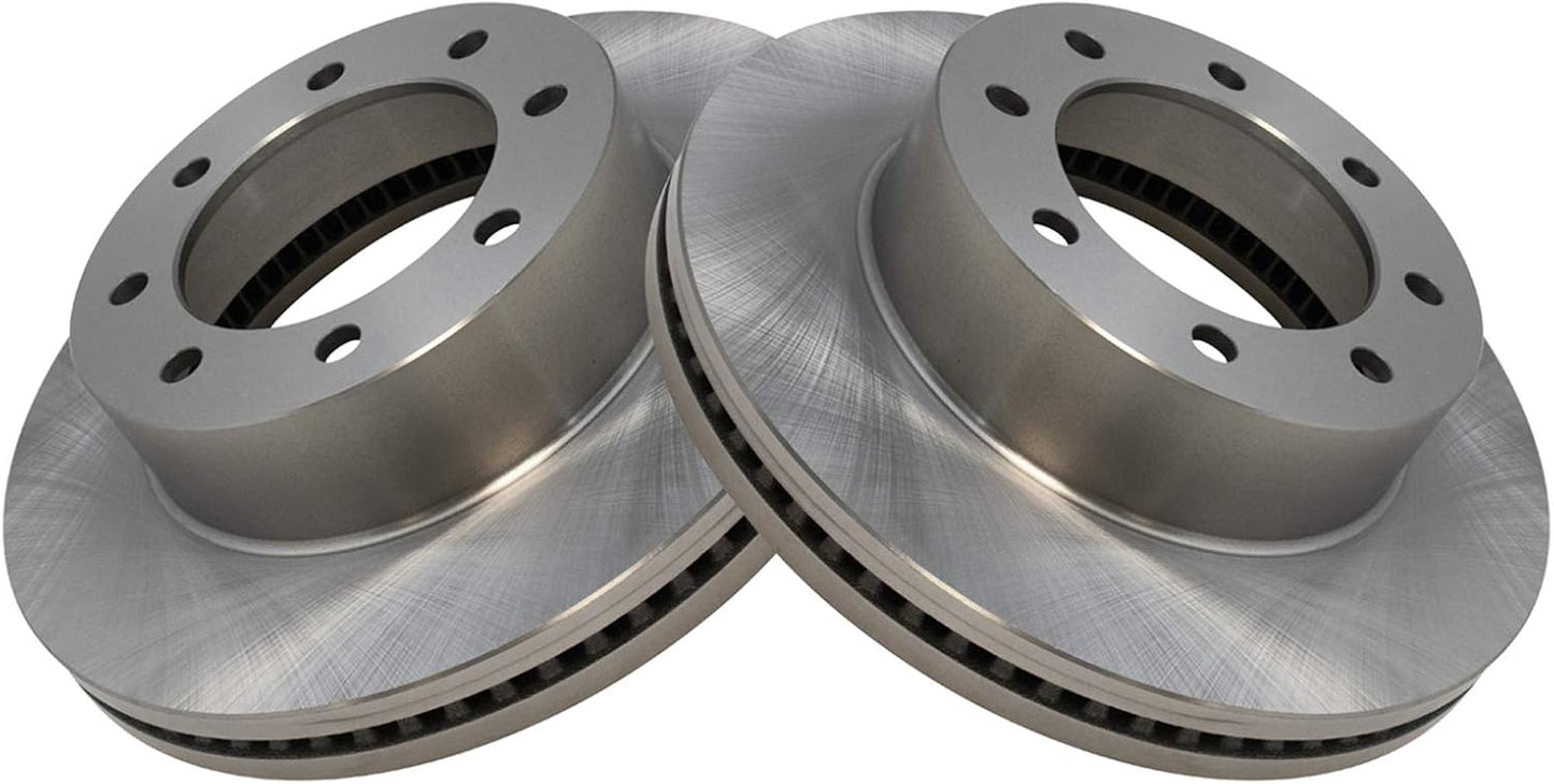 TRQ Front Brake Rotors Set for 2012-2022 Ford Super Duty