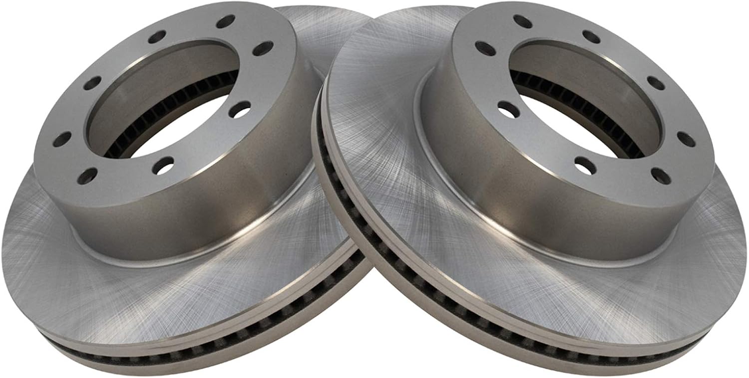 TRQ Front Brake Rotors Set for 2012-2022 Ford Super Duty