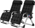 Padded Zero Gravity Chair Folding Outdoor Lounge - Ergonomic