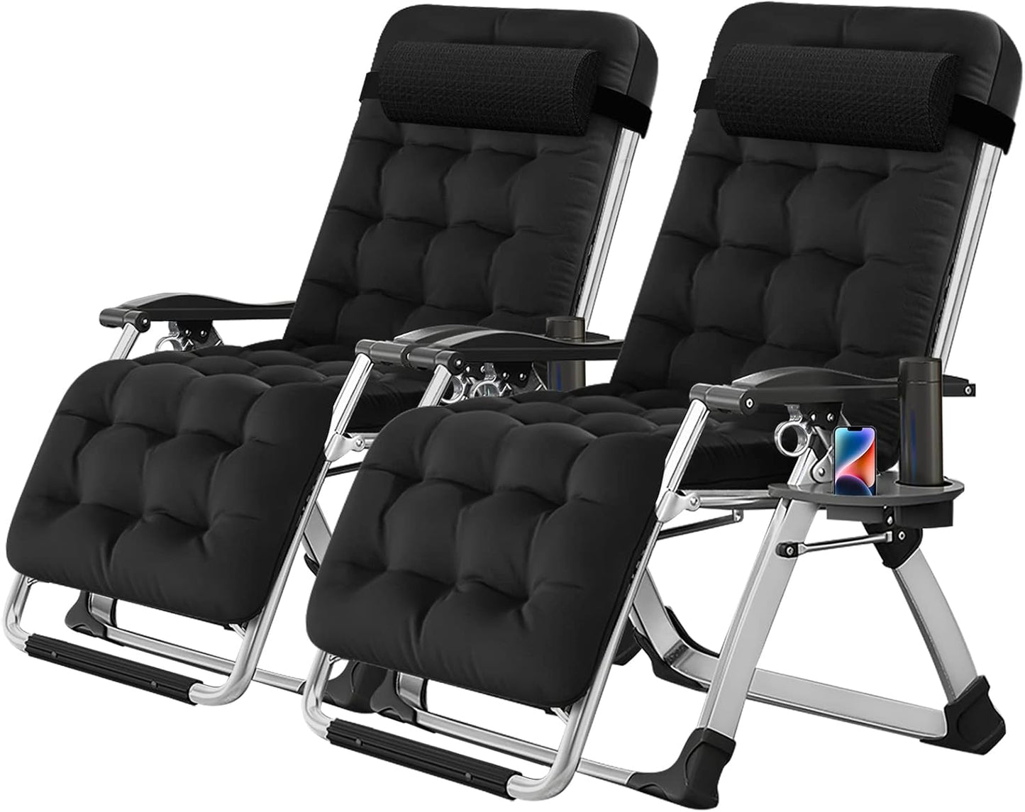 NAIZEA Padded Zero Gravity Chair for Ultimate Relaxation