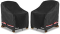 Waterproof 2 Pack Patio Adirondack Chair Cover - Fits up to 32W x