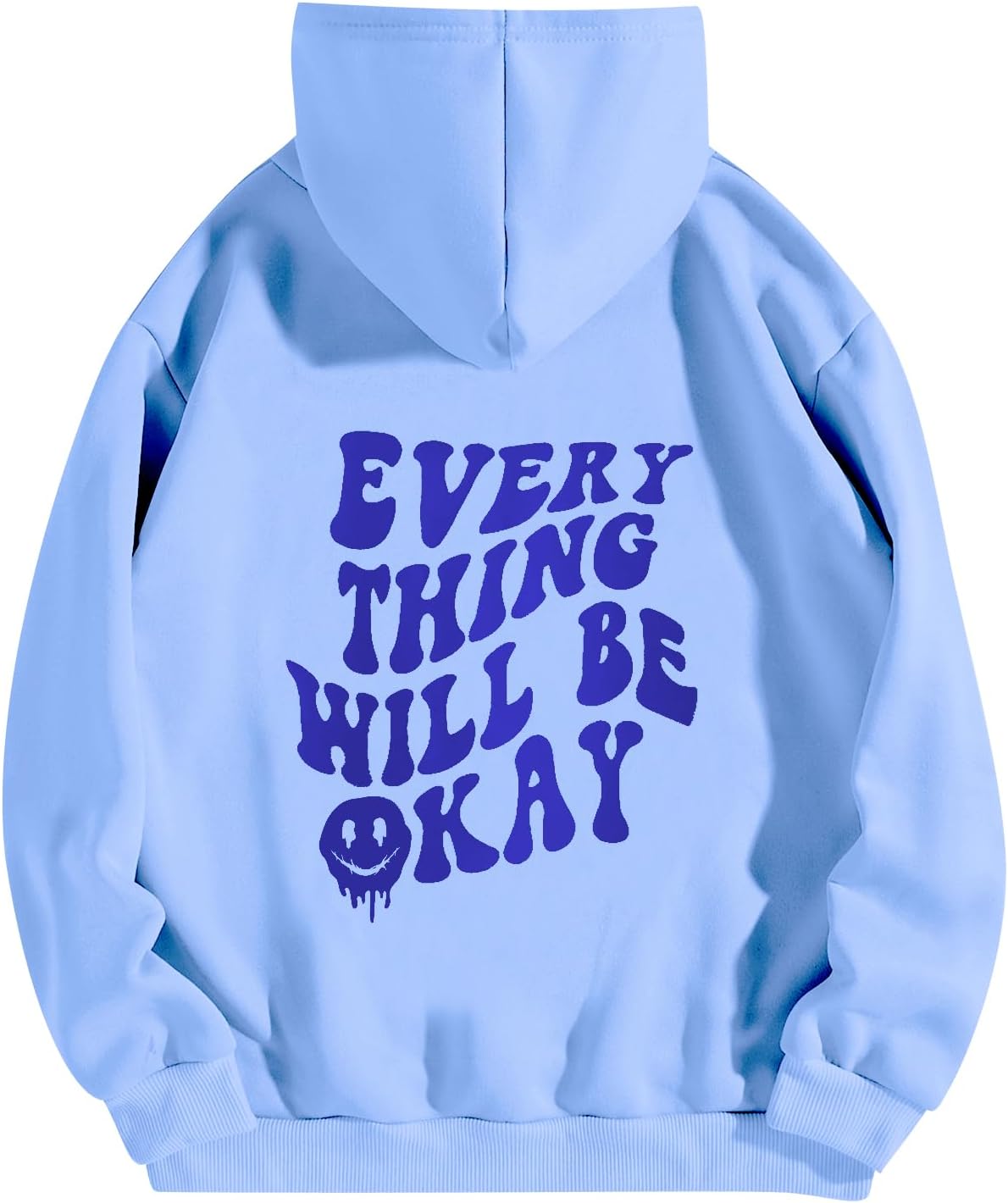 SOLY HUX Cozy Oversized Graphic Hoodie