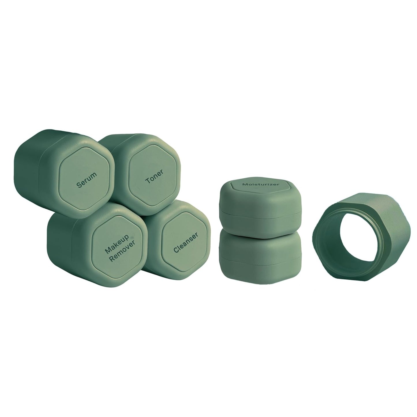 Cadence Travel Containers Full Skincare Set for Easy Packing