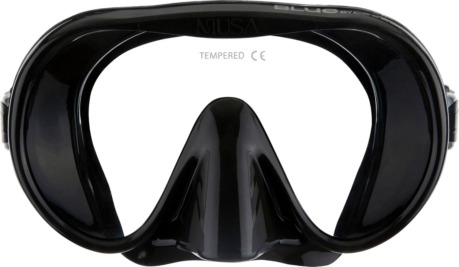 Cressi Frameless Diving Mask - Wide View Mono Lens Design