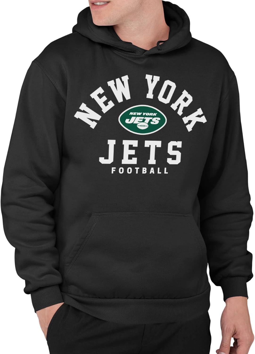 Classic Team Logo Unisex Adult Pullover Hoodie for NFL Fans