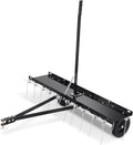 Tow Behind Dethatcher 40in with 20 Steel Tines - Efficient Lawn Rake