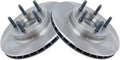 TRQ Front Brake Rotors Set Vented Compatible with 1995-97 Ranger