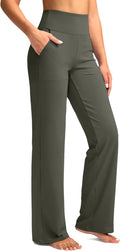 G Gradual Women's Yoga Pants Wide Leg High Waist - Comfortable Stretch