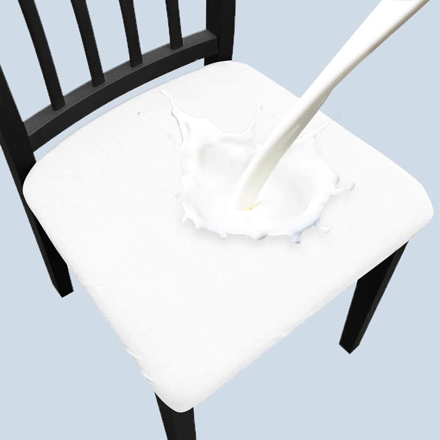 Waterproof Dining Chair Seat Covers Set of 8 for Home Use