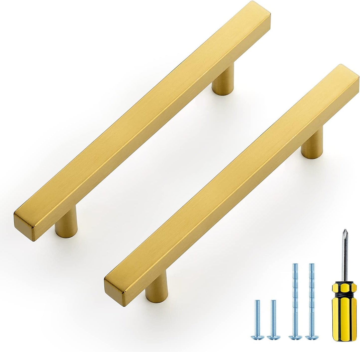 Ravinte 25 Pack Gold Cabinet Handles for Kitchen Cabinets