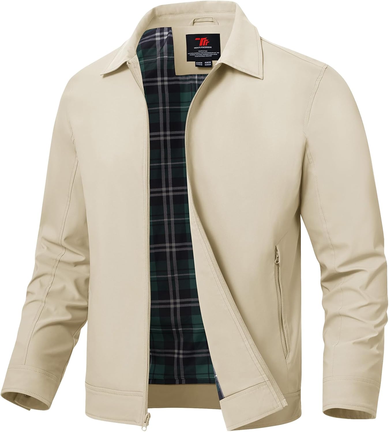 TBMPOY Men's Lightweight Jackets for Stylish Fall and Spring Wear
