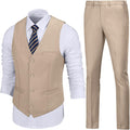 Men's Slim Fit Two Piece Suit Set for Weddings and Formal Occasions
