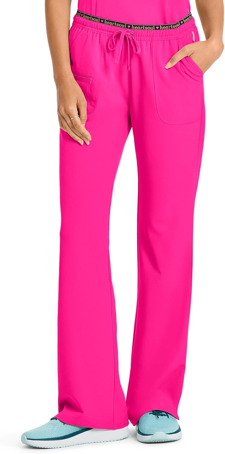 Heartsoul Drawstring Scrub Pants for Women with Flattering Fit
