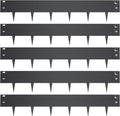 Steel Landscape Edging 5PCS 16.25 ft Set - Flexible Black Garden
