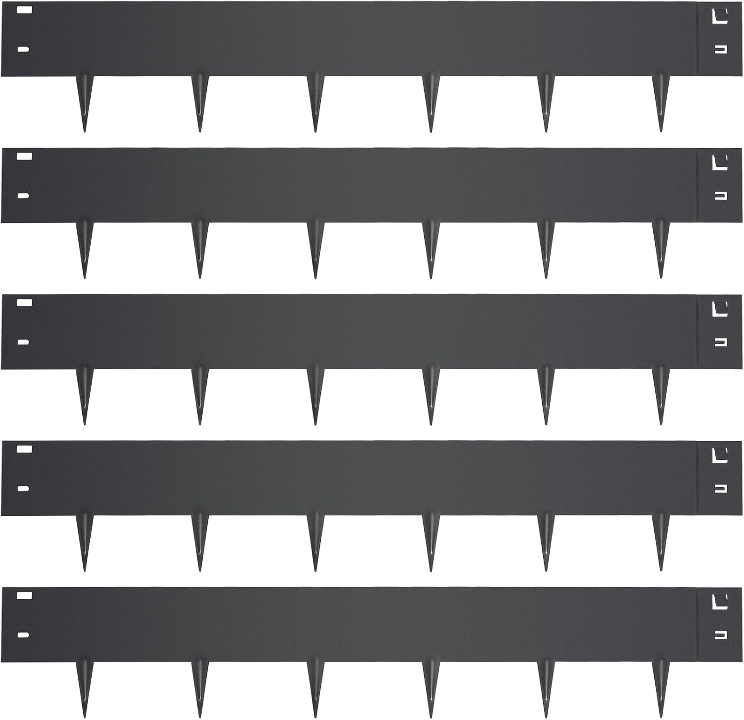 5PCS Steel Landscape Edging for Custom Garden Borders and Paths