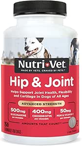 Nutri-Vet Advanced Strength Hip & Joint Chewable Dog Supplements