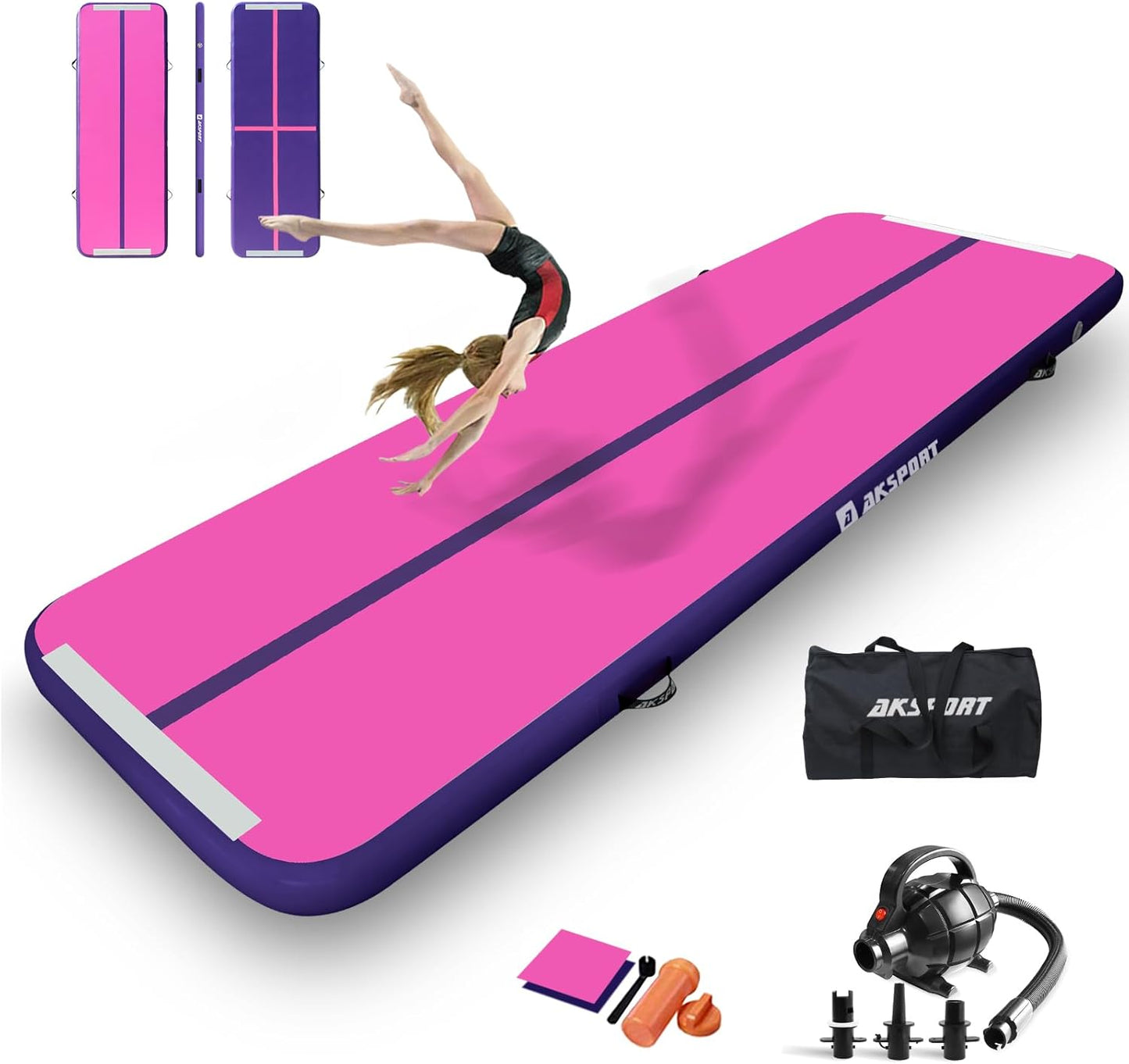 AKSPORT Gymnastics Air Mat for Home Use and Training Needs