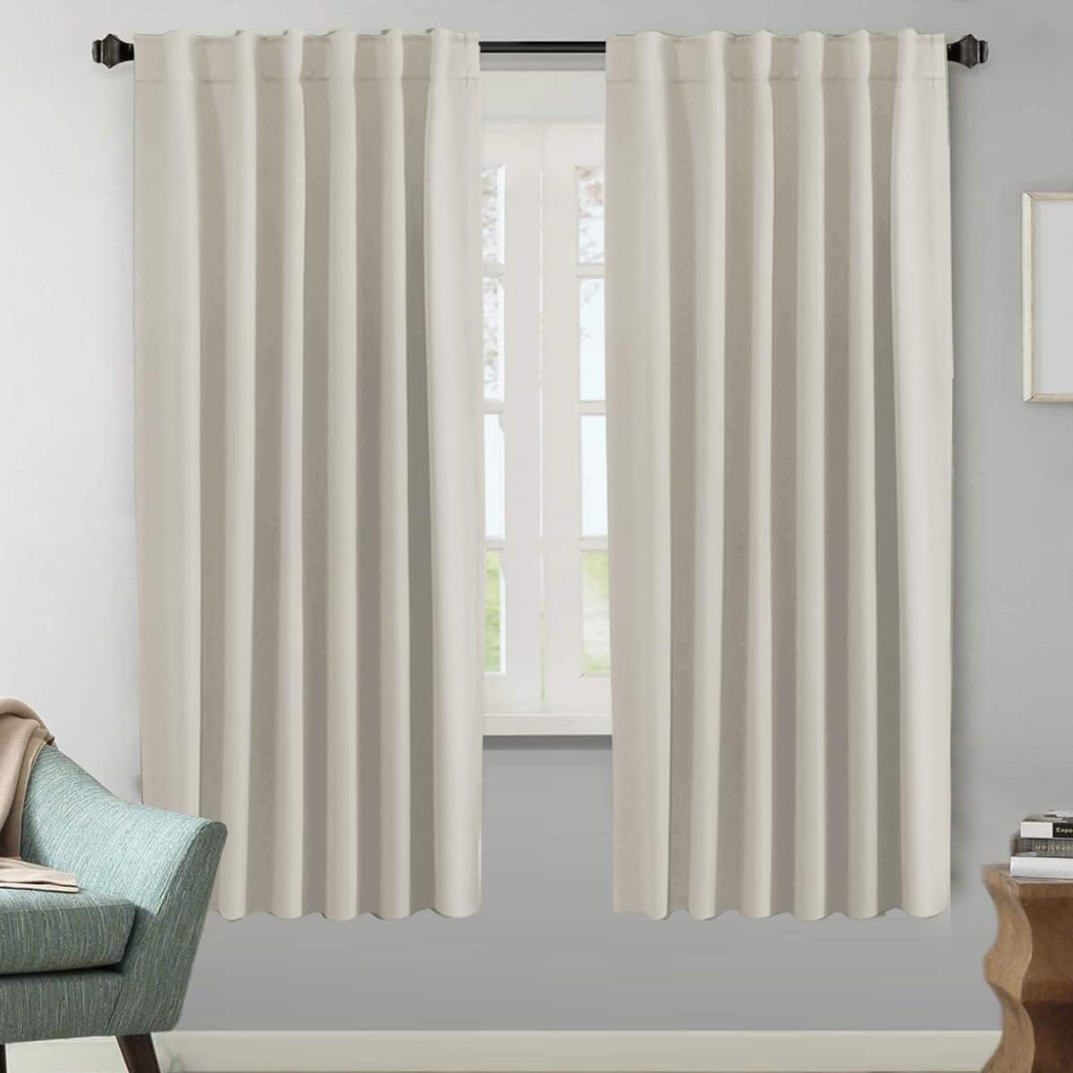 H.VERSAILTEX Blackout Curtains for Living Room and Bedroom