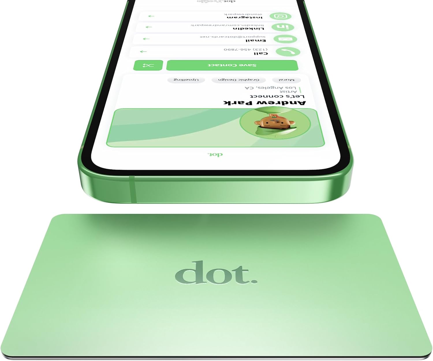 dot. Card Metal - Digital Business Card for Easy Sharing