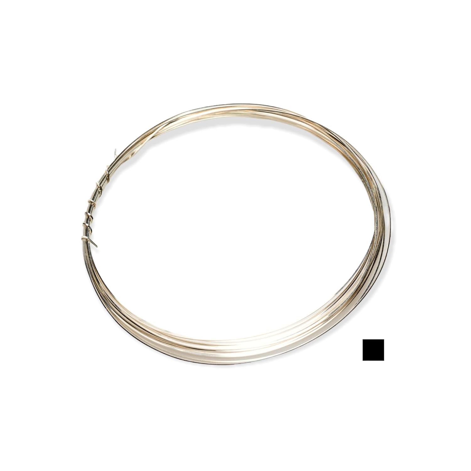 21 Gauge 925 Sterling Silver Square Wire - Dead Soft 10FT Roll