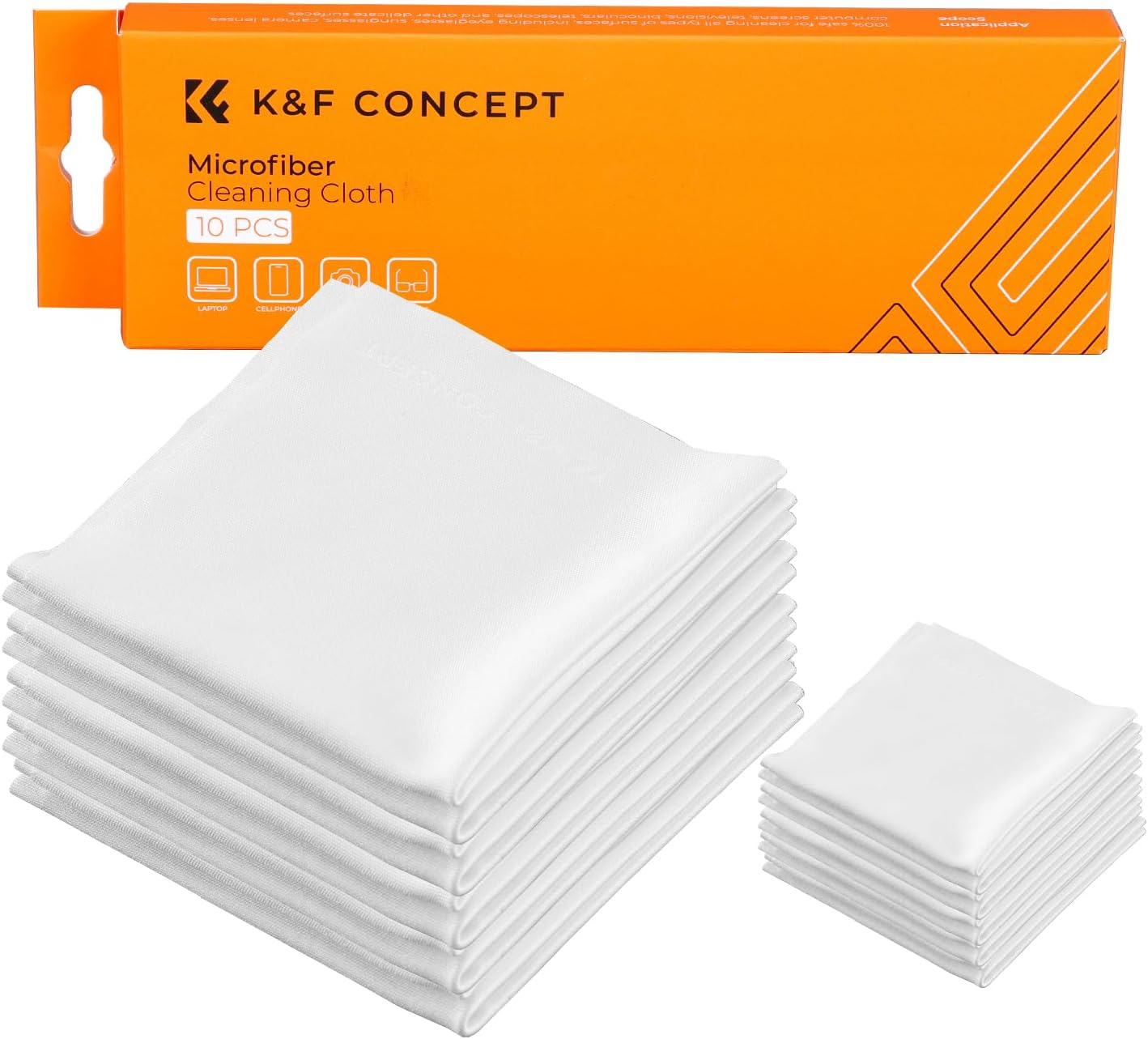 Lint-Free Microfiber Cloths x10 by K&F Concept