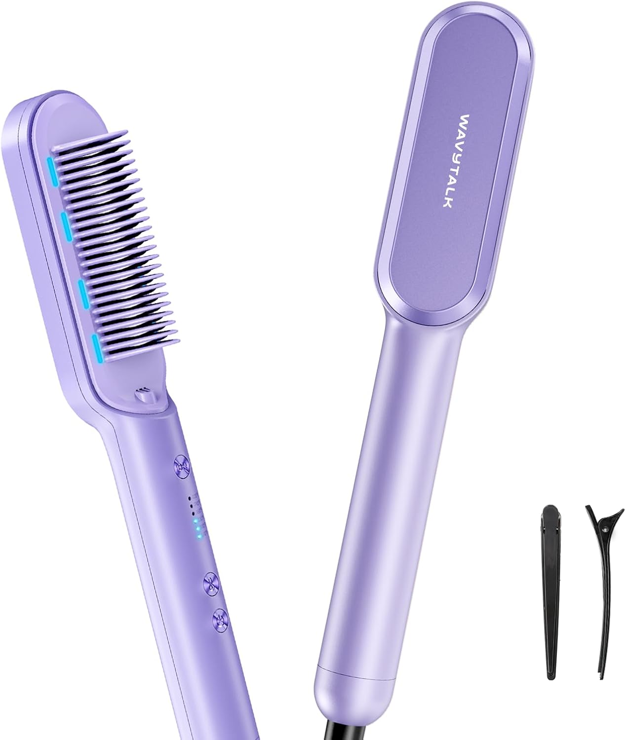 Wavytalk Hair Straightener Brush for Effortless Styling at Home