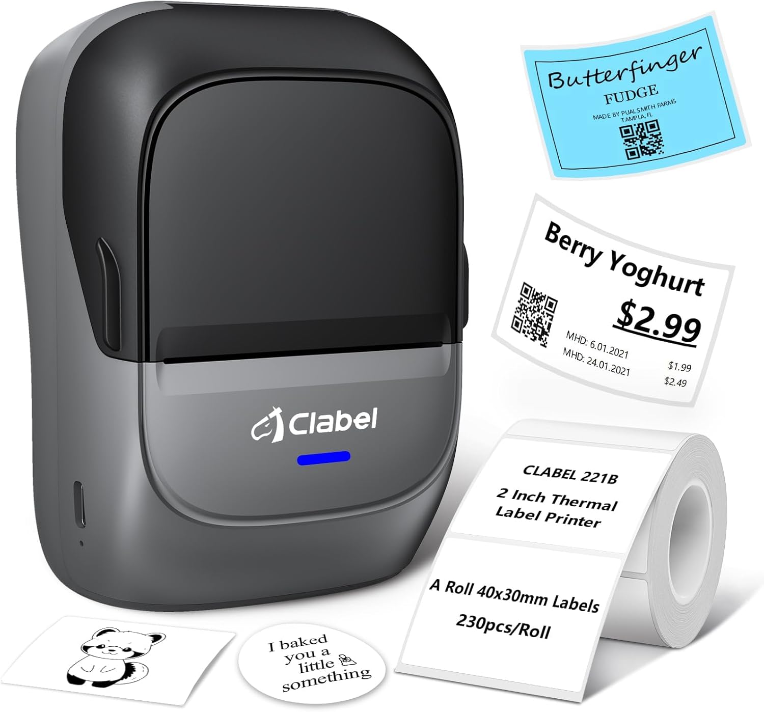 CLABEL Portable Bluetooth Label Maker: Wireless Convenience