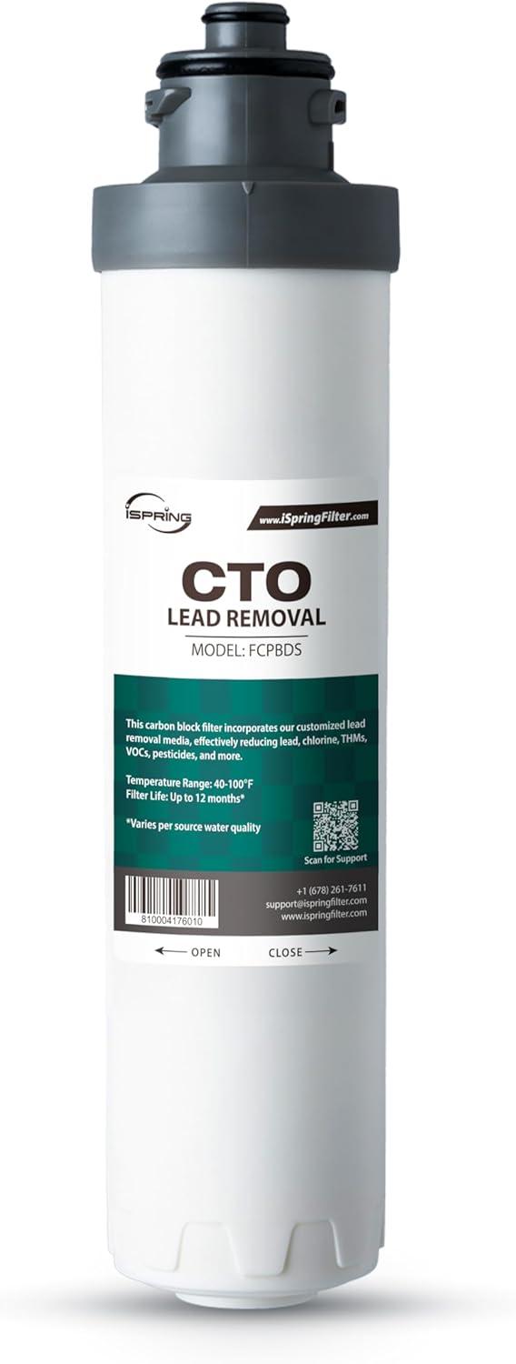 iSpring Lead Removal CTO Carbon Block Filter for DS4 Series