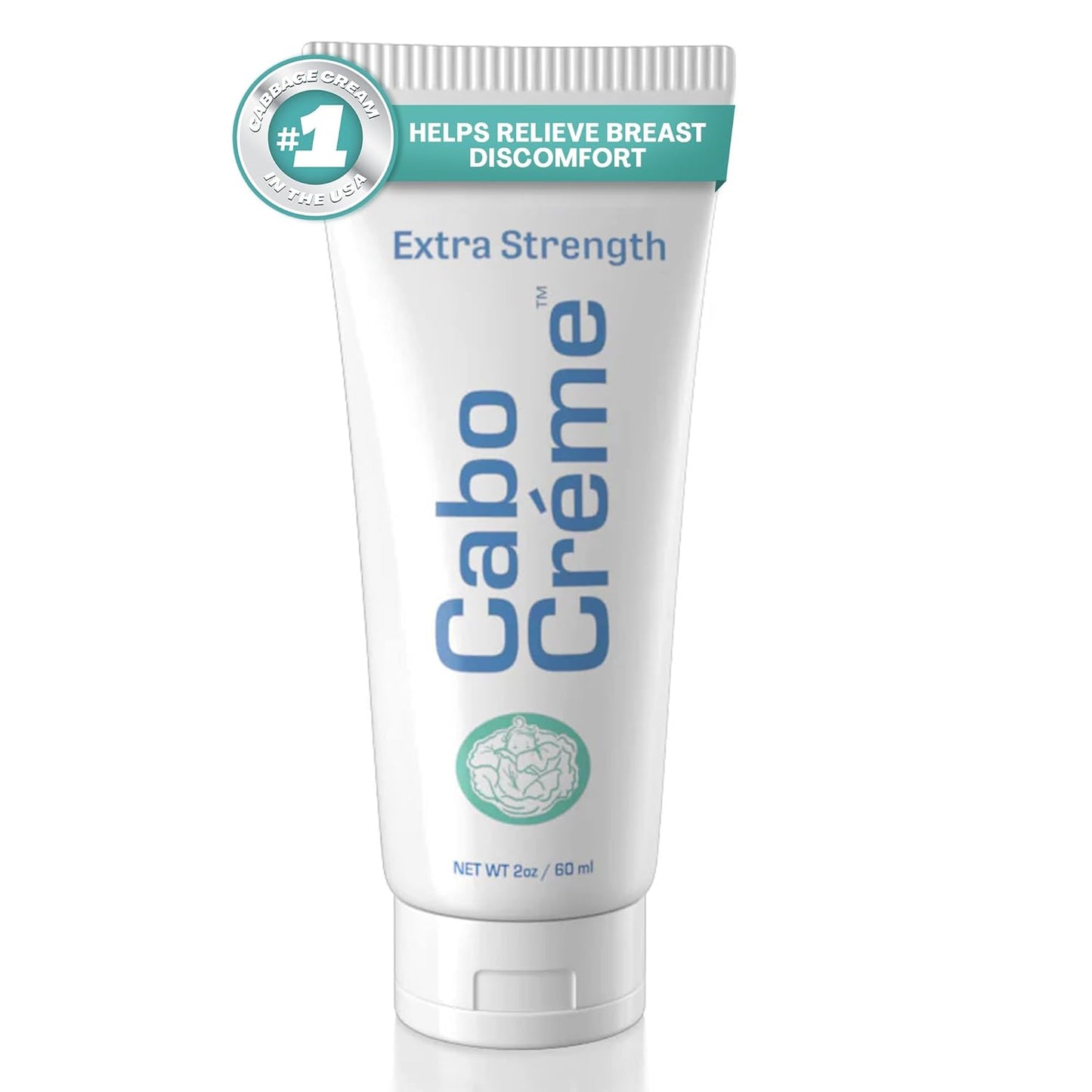 CaboCreme Extra Strength Cabbage Breast Cream for Relief