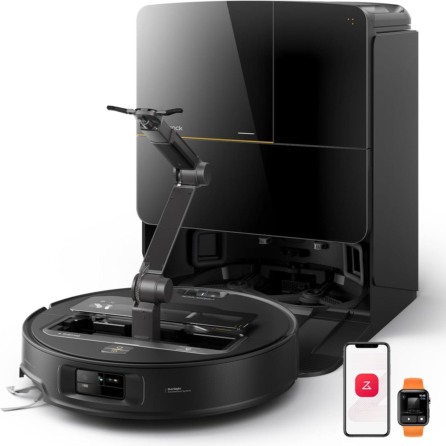 Roborock Saros Z70 Robot Vacuum with OmniGrip Arm and AI Power