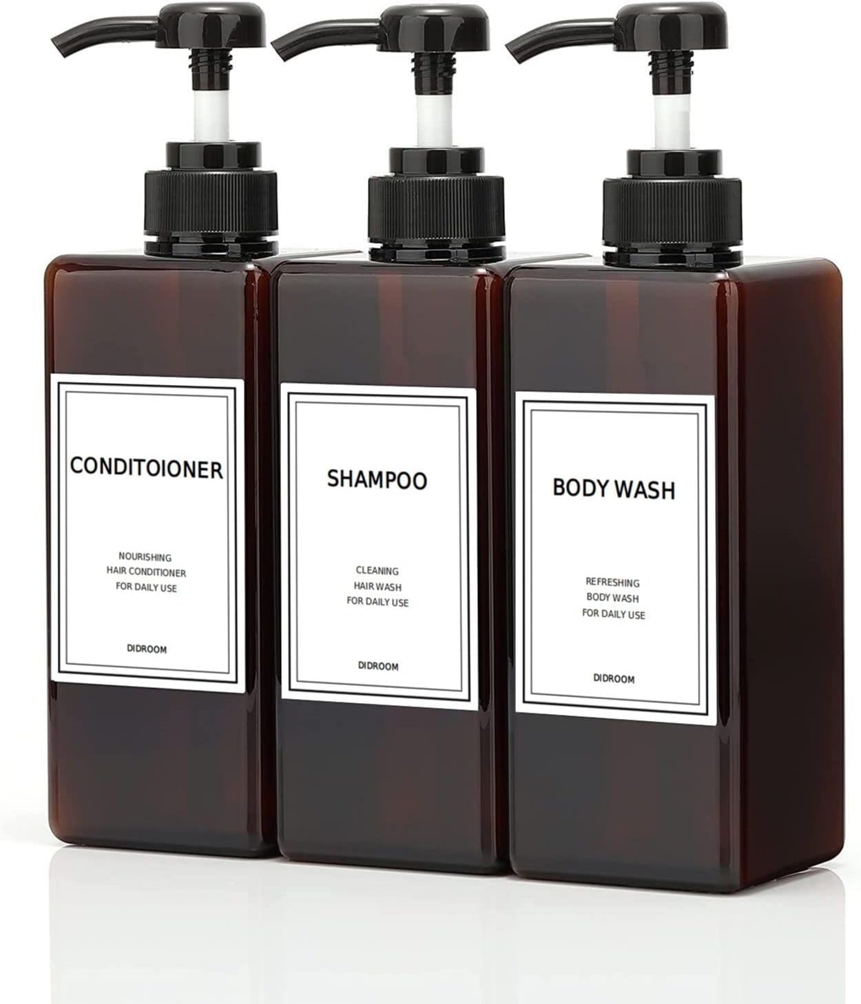 Refillable Shower Dispenser Set - DIDROOM