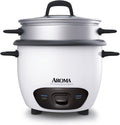 Aroma 14-Cup Pot Style Rice Cooker and Food Steamer - Family Size