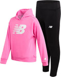 Girls Leggings Set 2-Piece Pullover Hoodie and Athletic Leggings