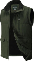 Flygo Men's Winter Warm Padded Puffer Vest - Lightweight