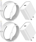 iPhone Fast Charger 2-Pack 10ft C to Lightning - Fast 20W Charging