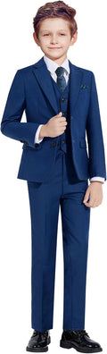 Boys' Formal Slim Fit Suit Set - Complete Adjustable Waist