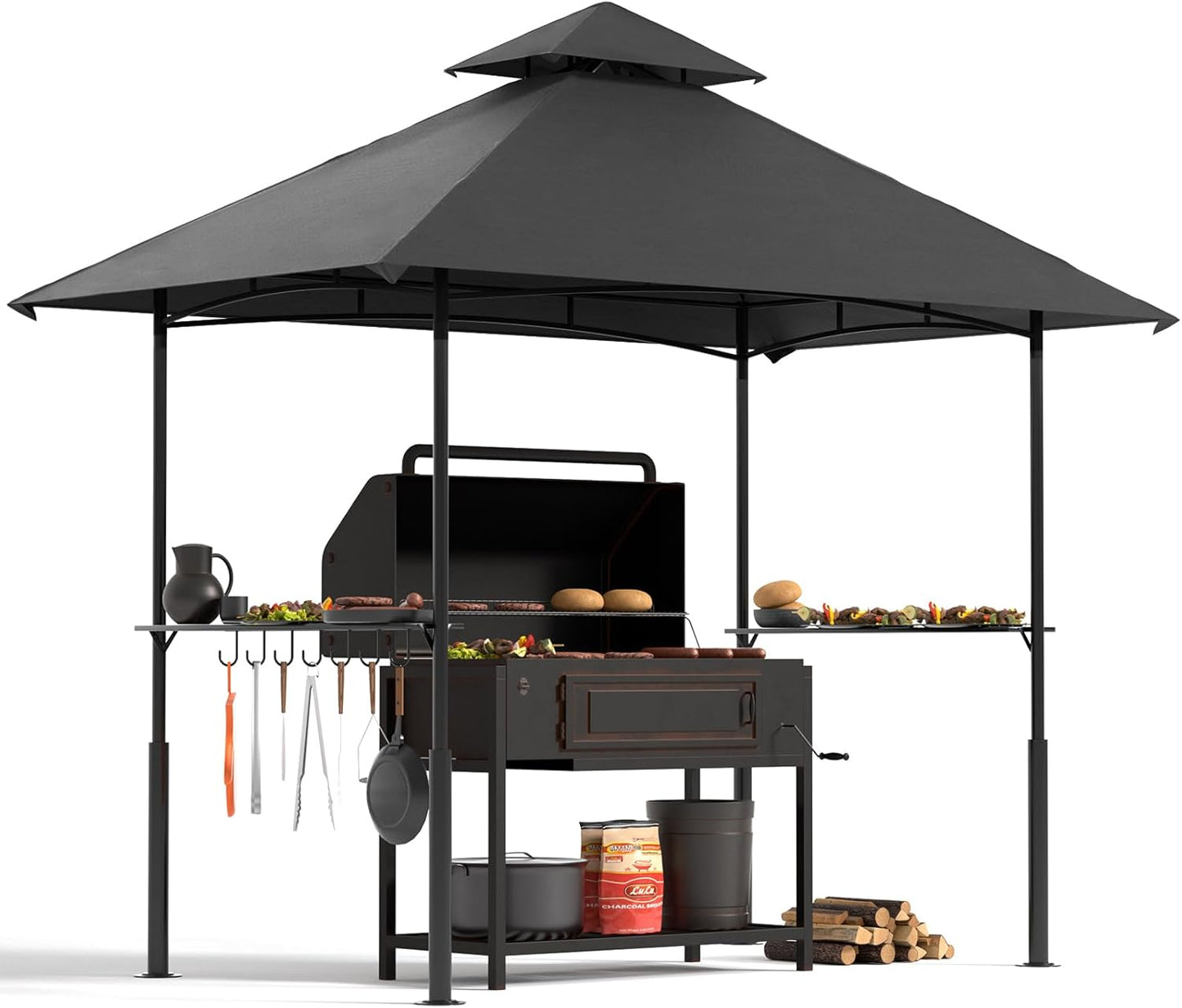 8x5 Grill Gazebo - Perfect Outdoor BBQ Canopy Shelter for Parties