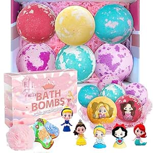 Bath Bombs for Kids with Surprise Inside - Fun and Relaxing Gift