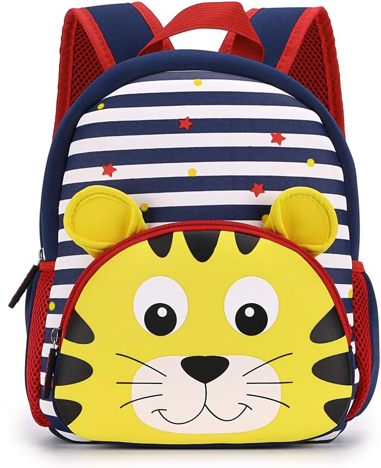 Adorable Neoprene Toddler Backpack - Water-Resistant Kindergarten Bag